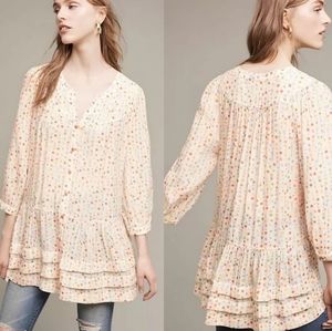 Maeve for anthropologie paccia tunic top